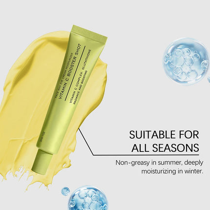 Vitamin C Booster Shot Face Cream With Glutathione And Niacinamide For Dark Spot Care,Improves Fine Lines,Korean Glass Skin Care