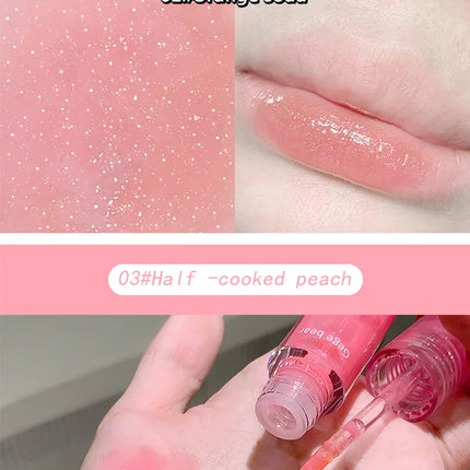 Fruit extract moisturizing lip balm water-shining mirror moisturizing and moisturizing autumn and winter lipstick base lip gloss