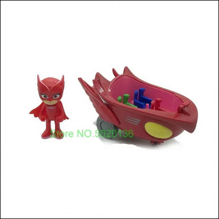 New Figure Masks Toy Set with Vehicle Of Toys Cars Figures Christmas PJ Toys Kids Gifts