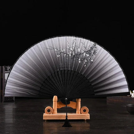 Silk Folding Fan / Éventail Pliant Soie