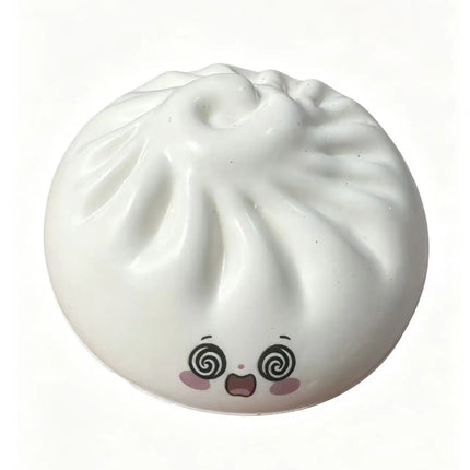 New Dumpling Pressure Dumpling Squishies Cute Colorful Bun Toy Slow Rising Stress Relief Fidget Toy for Adults Anti-Anxiety Gif