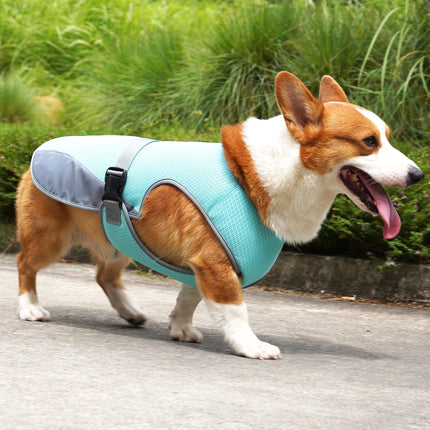 Cooling Vest - Breathable Dog Vest for Hot Summer Days - Adjustable & Lightweight Cooling Jacket with Reflective Strips