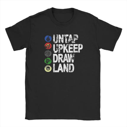Men Women Magic Games Gathering MTG T Shirt Pure Cotton Clothes Leisure Short Sleeve Crewneck Tee Shirt Birthday Present T-Shirt