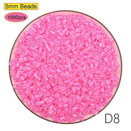 New Colors 1000pcs/pack 5mm Hama Beads Puzzle Education Toys Juguetes 3D Puzzles Jigsaw Puzzle Perler Beads Fuse Beads for Kids
