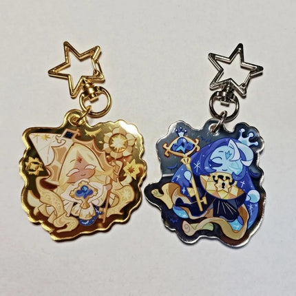 Anime Cookie Run Kingdom Cosplay Key Chain Cartoon Character Backpack Pendant Acrylic Keychain jewelry Accessories