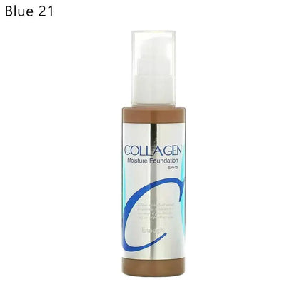 Korean ENOUGH Collagen Moisturize Foundation SPF15 3-in-1 Whitening Anti-wrinkle Moisturizing Concealer Professional Makeup Base