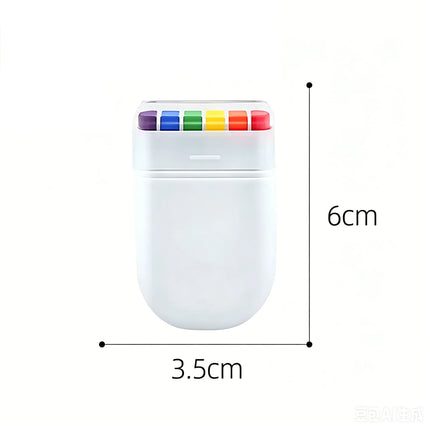 Rainbow Face Paint Crayon Set, Football Viewing Party Gift for Family, Suitable for FIFA World Cup & UEFA Euro Tournaments