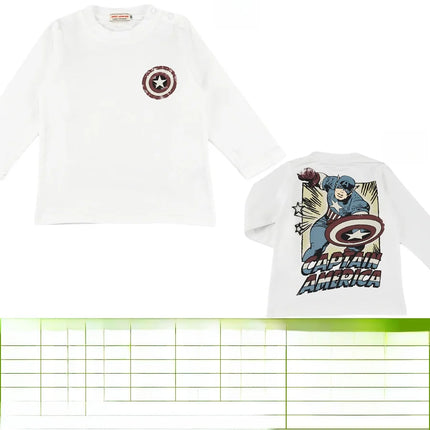 ex Cotton Long Sve T-irt Cartoon Print Spring Summer Autumn Breathable Lightweight round Ne Tee for 8 Years Old Kids