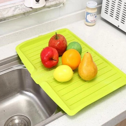 Kitchen Silicone Drain Rack Dish Drainer Tray Large Sink Drying Rack Worktop Organizer Drying Rack for Kitchen Dishes Tableware