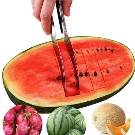 Kitchen Stainless Steel Windmill Watermelon Cutter Artifact Salad Fruit Slicer Cutter Tool Watermelon Digger Accessories Gadgets