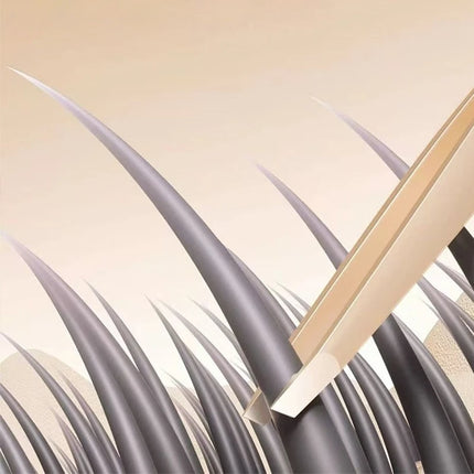 Stainless Steel Precision Tweezers for Eyebrows, Eyelashes, Beard & Mustache High-Accuracy Round Head, Seamless Clamping