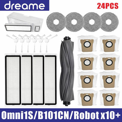 Dreame L10s Ultra / S10 Pro Accessories Mijia Omni 1S B101CN Robot X10+ Robot Vacuum Main Side Brush Filter Mop parts