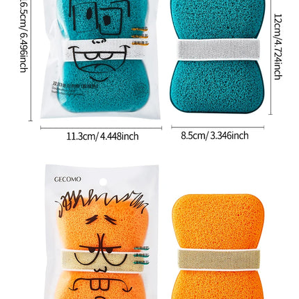 Facial Puff Deep Cleansing Gentle Foaming Sponge Soft Skin-Friendly Facial Cleansing Sponge