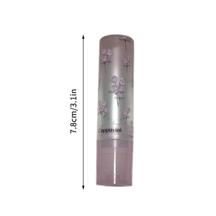 - Cappuvini Flowery Dish Language Lip Gloss Mirror Lip Glaze Beep Lip Water Light Lasting Makeup Not Easy To Dip Cup Makeup -