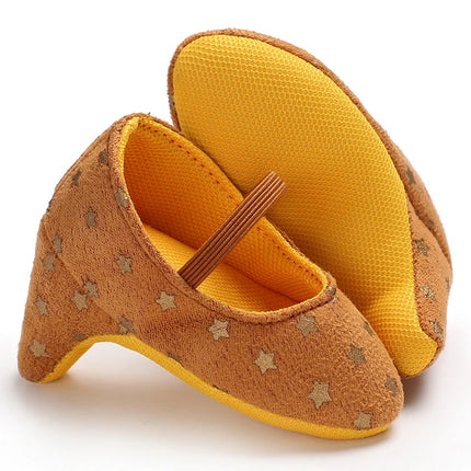 Princess Style Newborn Baby Girl Cute Shoes Solid Color Bow High Heels First Step Toddler Walk Party Dress Footwear