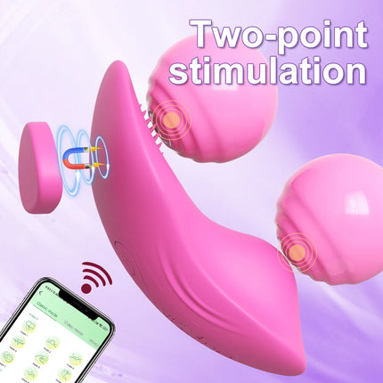 Magnetic Anti-detachment Women Wearable Panties Vibrator APP Control Clitoris Stimulator Female Masturbator Sex Toy for Couples