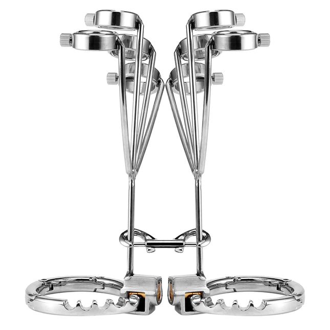 1set Ring handcuffs Stainless steel ring Wrist cuff Screw adjustment BDSM Bondage sex toy adult pleasure sex toys sexual wellnes