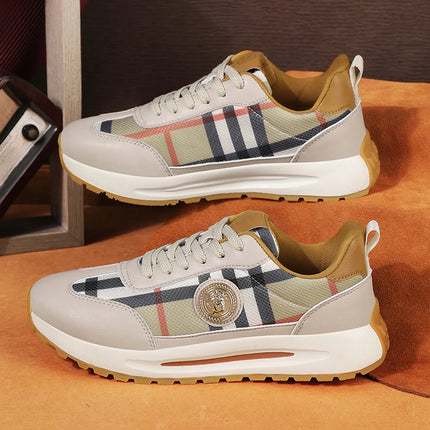 New Retro Light Luxury Fashionable Casual Shoes Shock-absorbing Elastic Sports Shoes Summer Lightweight Lace Up Walking Shoes