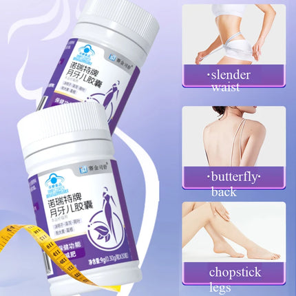 100% Herbal Natural Cassia Seed & Alisma Pills, Detox Slim, Metabolism Booster, Burn Fat,  Vegan & NO SIDE EFFECT