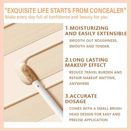BSIMONE Face Concealer Face Foundation Contour Stick Long-wear Lightweight Brighten Stick Blemish Contouring Beauty Makeup