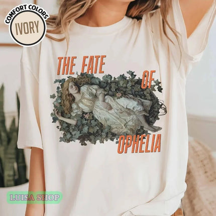 Retro "Ophelia's Fate" T-shirt "High School Musical" Album Pattern T-shirt My "High School Musical" Era TS Style Pattern T-shirt