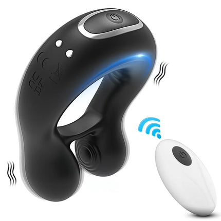 Vibrating Cock Ring Cockring Testicles Massager Penis Vibrators for Men Couple Male Delay Ejaculation Sex Toy for Adults 18