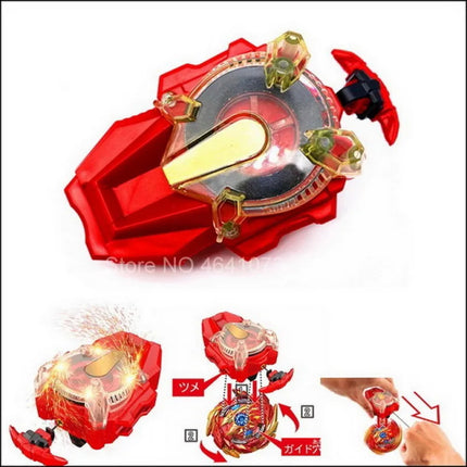 Metal Burst Sparking Fusion Accessories Launcher with Handlebar Set Gyro Accessories Anttena Toys for Children