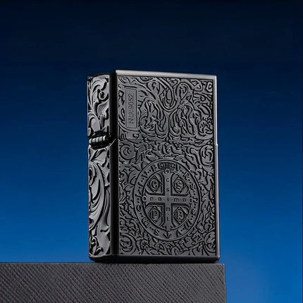 ZORRO Black Titanium Constantine Kerosen Lighter, Personalized Thickened Armor, Gift for Boyfriend Gadgets for Men