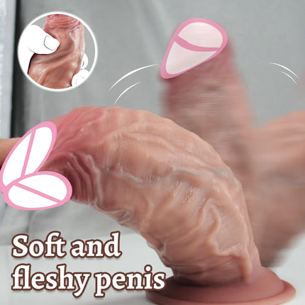 3 Sizes Realistic Anal Dildo Soft Huge Penis Suction Cup Anal Sex Toys For Woman Vagina Adult Masturbator Cock Big Dick buttplug