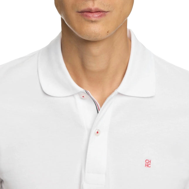 CHCH New Men's Solid Color Polo Shirt Short Sleeve Lapel Button Tshirts Summer Men Casual Streetwear Lightweight Tops