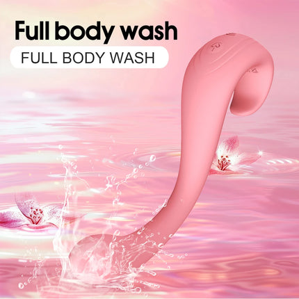 Vibrator Wand Sex Toys Adult Toys Finger Vibrators with 10 Powerful Vibrating Modes for Clitoral and Nipple Stimulation Rose Toy