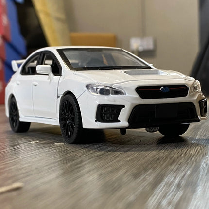1:30 Subaru Impreza WRX STI 2020 Super Sports Car Alloy Diecast Model Car High Simulation Toy Car Miniature Vehicle Holiday Gift