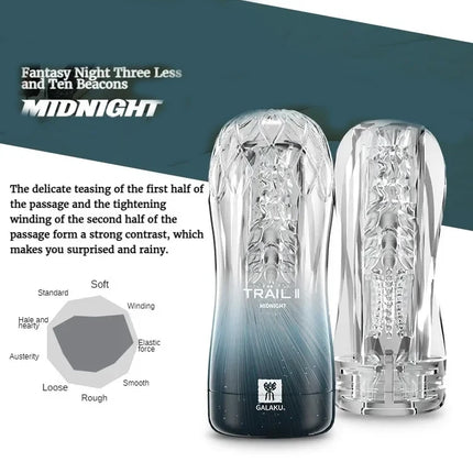 Male Masturbator Cup Soft Pussy Sex Toys Transparent Vagina Adult Endurance Exercise Adult supplies Vacuum Pocket Cup for Men