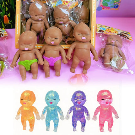 New Arrival Natasha Maltose Squishy, Glitter Shiny Soft Stress Relief Toy, Cute Stretchable Slow Rising Fidget Toy, Anxiety Reli