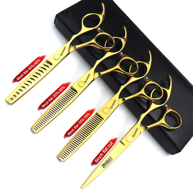 Cutting Thinning 6inch/6.5/7inch/7.5 inch Scissors Japan Professional Hairdressing Scissors Barber Sharp Hair Cutting Shears