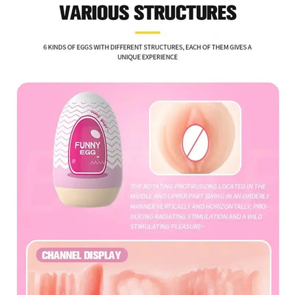 Portable Soft Silicone Personal Massager Egg-Shaped Ergonomic Design Pocket-Sized Male Massage Tool for Comfortable Relaxation