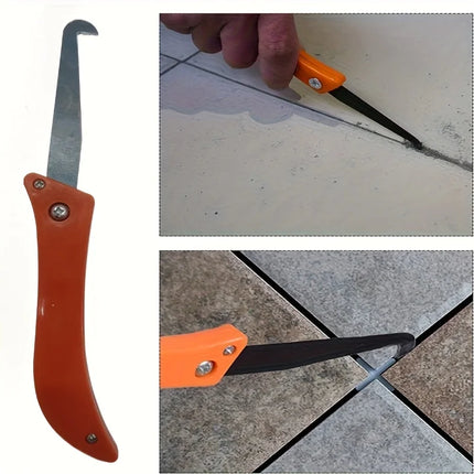 Heavy metal weed control tool - durable, lightweight, and foldable garden weed cleaner, outdoor weed control accessories