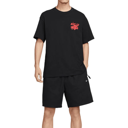 Nike Official Genuine New Men's Loose Pattern Casual Print Short Sleeve HJ0821-010