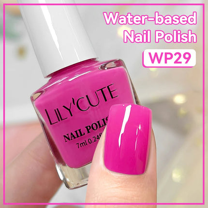 LILYCUTE 7ml Matte Nail Polish Velvet Effect Pearl Shell  Air Dry Nail Art Varnish No Need Lamp Manicure Glitter Nail Care Polis