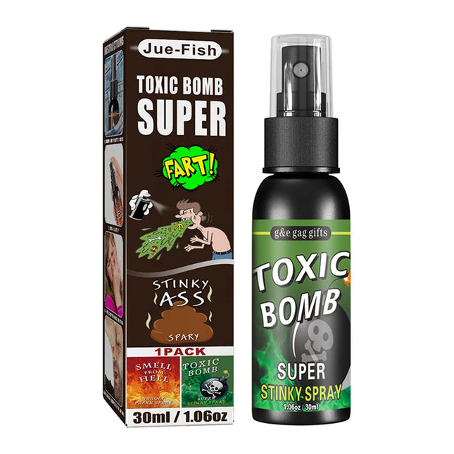 1Pc 30ML Liquid Fart Spray Can Stink Bomb Ass-Smelly Stinky Gas Crap Gag Prank Novelties Toy Joke Stink Bomb Party Supplies
