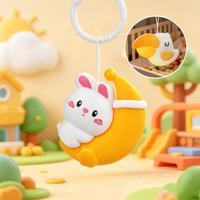 Bird and Rabbit Animal-Shaped Sleep Lights, Baby Feeding and Eye Care Products, Bedroom Night Lights, and Stroller Decorations