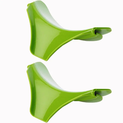 1/2PCS Kitchen Funnel,Creative Clip-on Silicone Strainer for Pots Pans And Bowls,Anti-Spill Liquid guide nozzle Kitchen Gadget