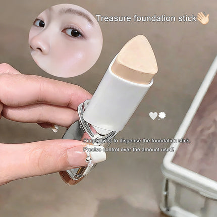 Dual-ended Foundation Stick Natural Matte Ivory White Natural Color Foundation Stick Even Out Skin Tone Provides Spot Foundation
