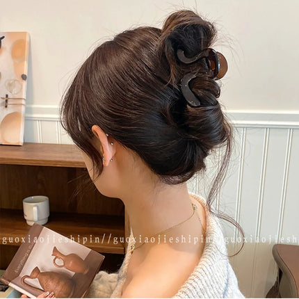 Simple Irregular Hair Catch Clip Shark Clip Women's Premium 2026 New Hairpin Back Head Hair Accessories Hairpin Elegant