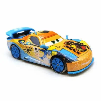 1:55 Pixar Cars Snowflake Edition Longge Rally Cars Holley Alloy Die-Casting Toys Cars Model Kids Toys Christmas Gift