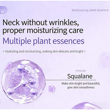 Peptide Firming Neck Mask Lifting And Firming Neck Skin Reduce Fine Lines Deeply Moisturize Makes Skin Glow Nourishing Neck Care