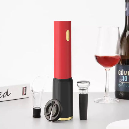 Reusable Electric Bottle Opener Cordless Wine Opener with Foil Cutter Battery Powered Bottle Opener for Kitchen Home Use