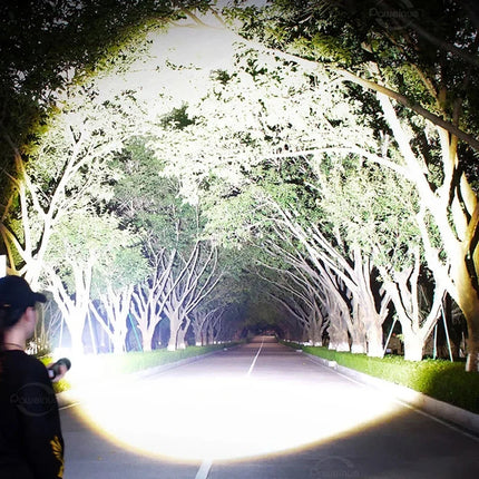 780000000LM Super Powerful Flashlight Rechargeable LED Tactical Torch  Ultra Bright Long Range 6000M Lantern Outdoor With Stand