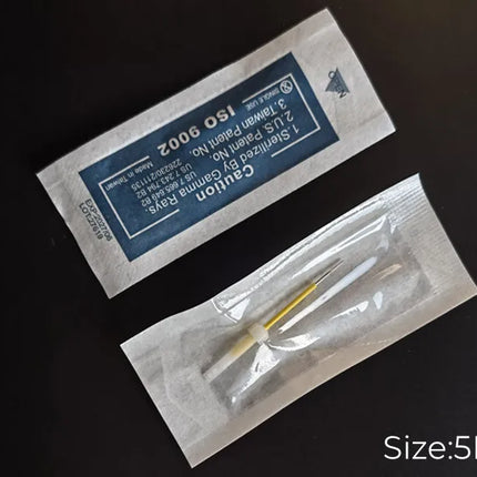 50pcs 3 Prong Round Needle Dragon Machine Permanent Makeup Eyebrow Tattoo Needles