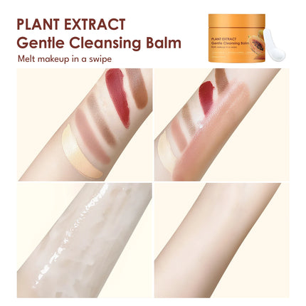 Papaya Makeup Remover Cream with Papaya Enzyme for Gentle Makeup Removal and Deep Cleansing of Pore Dust